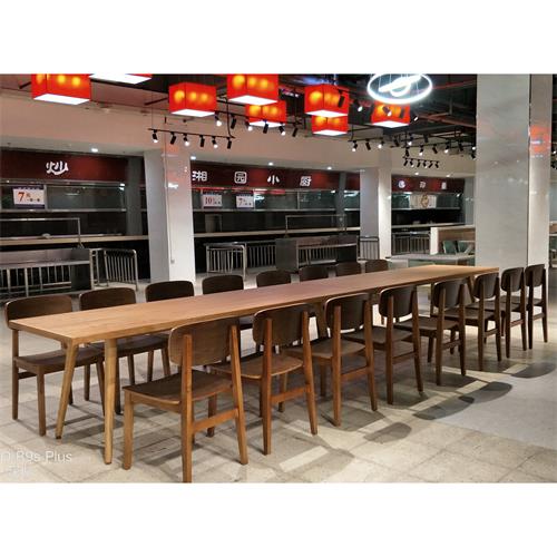 公司飯堂餐桌_企業單位員工餐廳食堂桌子